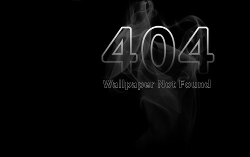 На черном фоне надпись: 404 Wallpaper not found / 404 Обои не найдены
