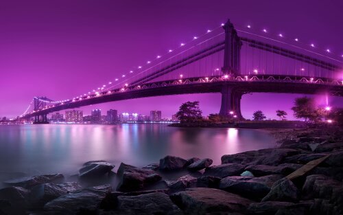 Манхеттэнский мост в Нью-Йорке / Manhattan Bridge New York City