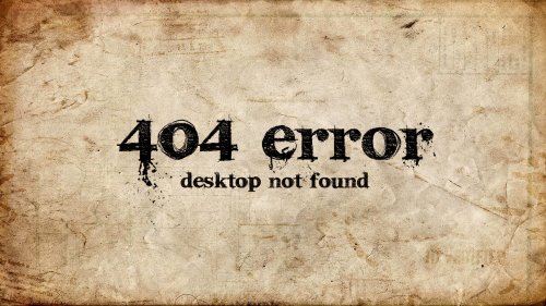 Надпись на бежевом фоне 404 error desktop not found